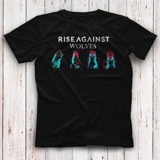 Rise Against T shirt, Music Band ,Unisex Tshirt  02/