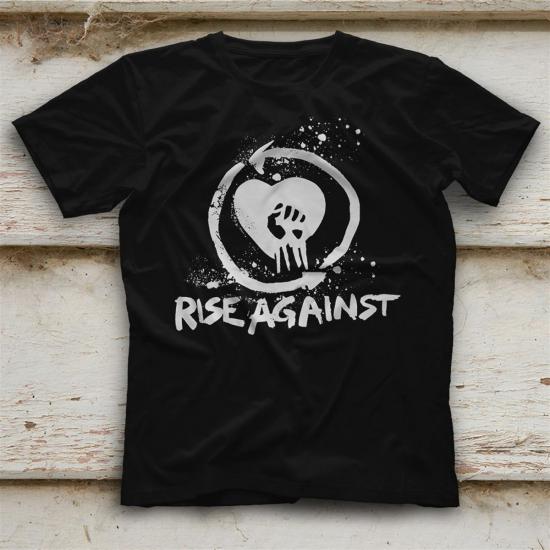 Rise Against T shirt, Music Band ,Unisex Tshirt  04/