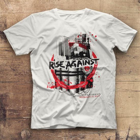 Rise Against T shirt, Music Band ,Unisex Tshirt  06/