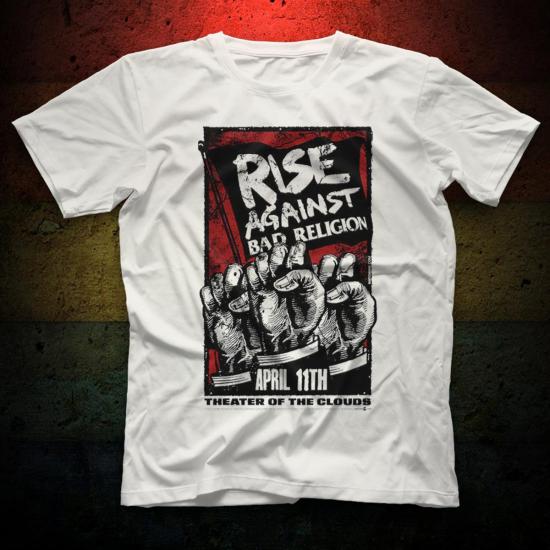 Rise Against T shirt, Music Band ,Unisex Tshirt  07/