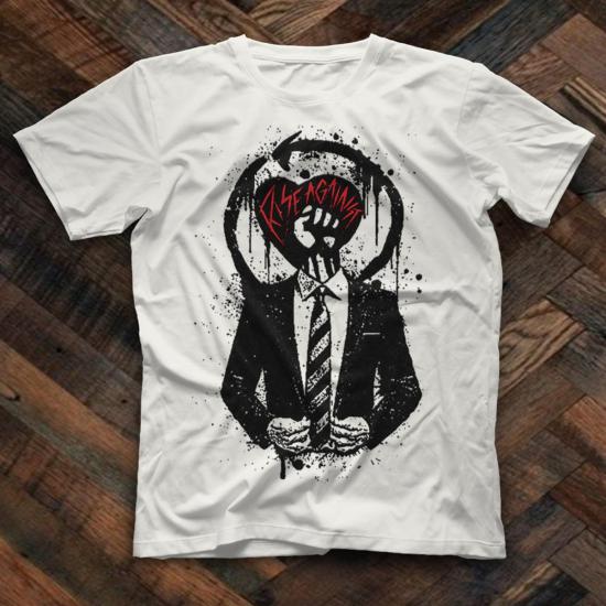 Rise Against T shirt, Music Band ,Unisex Tshirt  08/