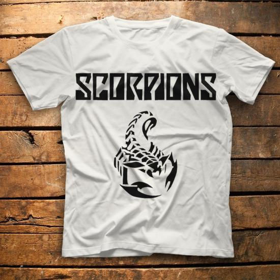 Scorpions T shirt, Music Band ,Unisex Tshirt  01