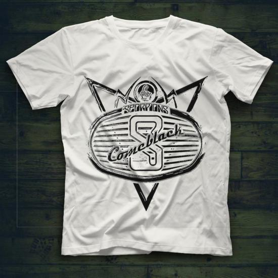 Scorpions T shirt, Music Band ,Unisex Tshirt  03/