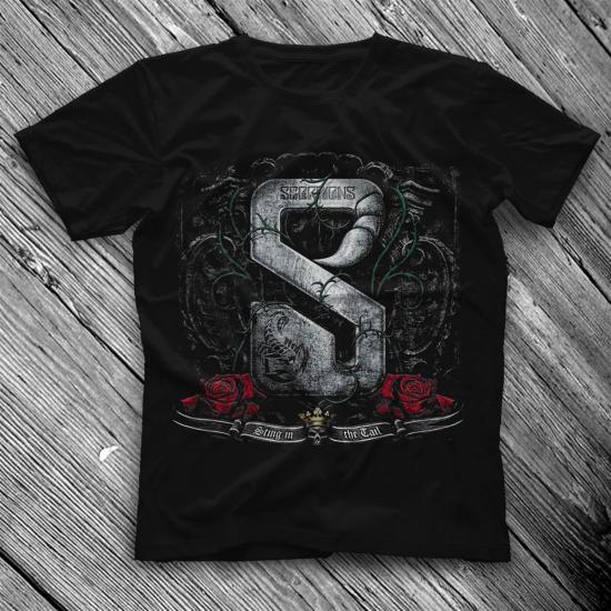 Scorpions T shirt, Music Band ,Unisex Tshirt  06/