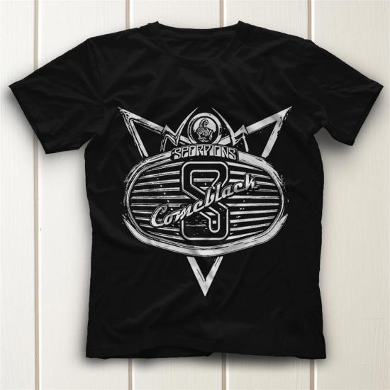 Scorpions T shirt, Music Band ,Unisex Tshirt  08/