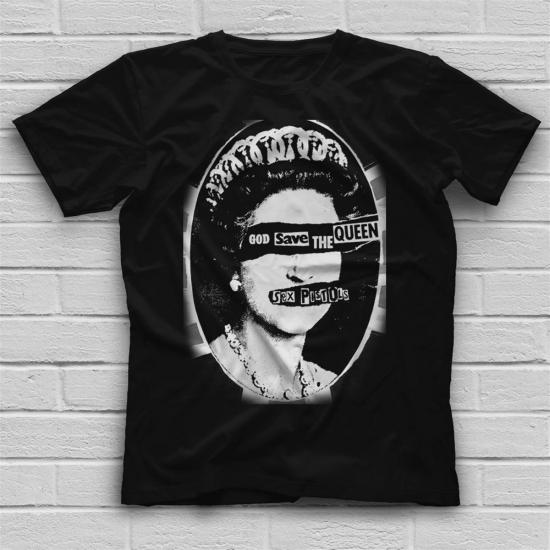 Sex Pistols T shirt, Music Band ,Unisex Tshirt  02/