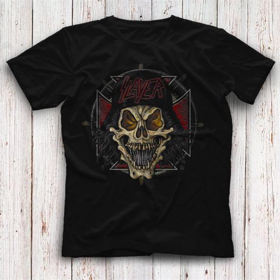 Slayer T shirt, Music Band ,Unisex Tshirt  08