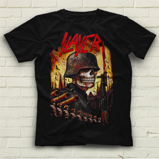 Slayer T shirt, Music Band ,Unisex Tshirt  09