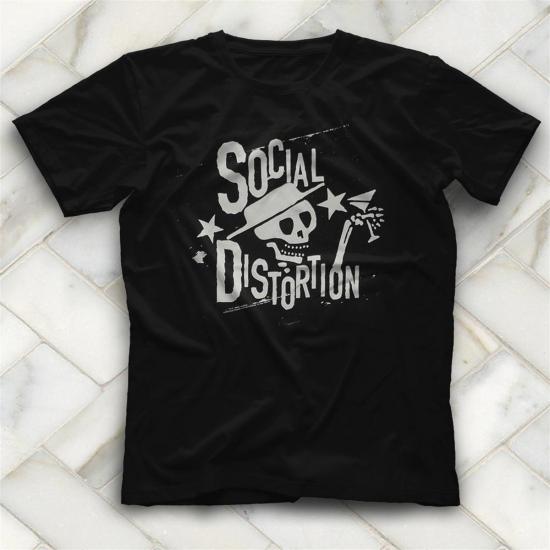 Social Distortion T shirt, Music Band Tshirt  08/