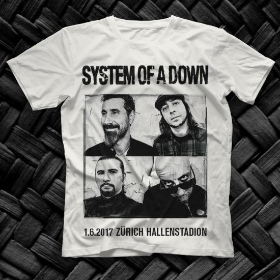 System of a Down T shirt , Music Band Tshirt 02/
