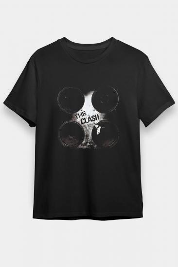The Clash T shirt , Music Band ,Unisex Tshirt 02
