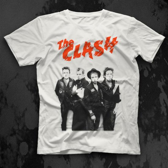 The Clash T shirt , Music Band ,Unisex Tshirt 04/
