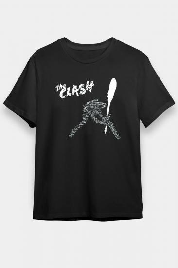 The Clash T shirt , Music Band ,Unisex Tshirt 07/