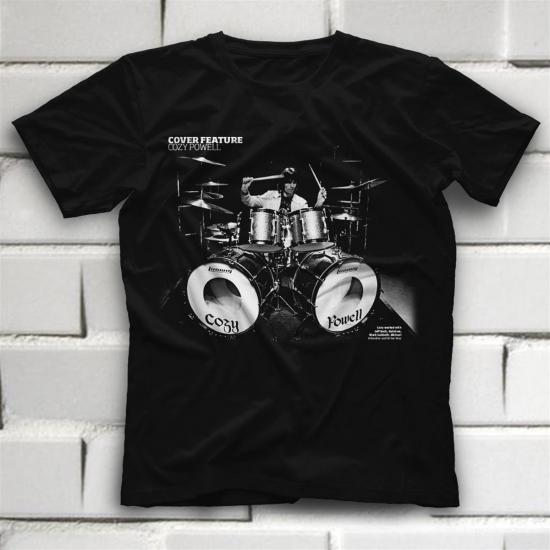 Cozy Powell T shirt, Music Band ,Unisex Tshirt 01