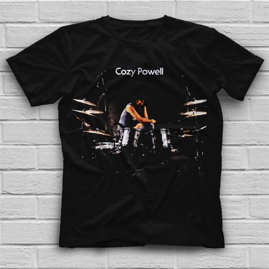Cozy Powell T shirt, Music Band ,Unisex Tshirt 02