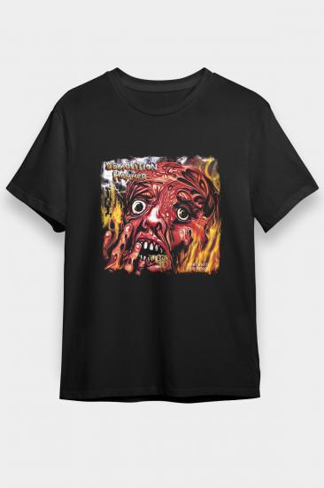 Demolition Hammer T shirt, Music Band ,Unisex Tshirt 03
