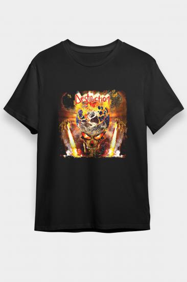 Destruction T shirt, Music Band ,Unisex Tshirt 08