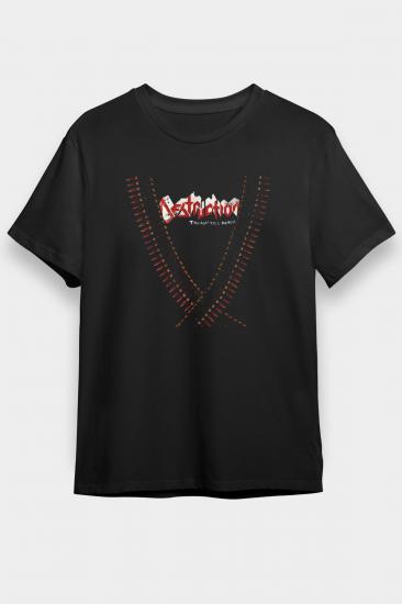 Destruction T shirt, Music Band ,Unisex Tshirt 11