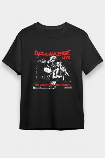 Discharge T shirt, Music Band ,Unisex Tshirt 07