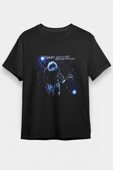 Gary Moore T shirt, Music Band ,Unisex Tshirt 07