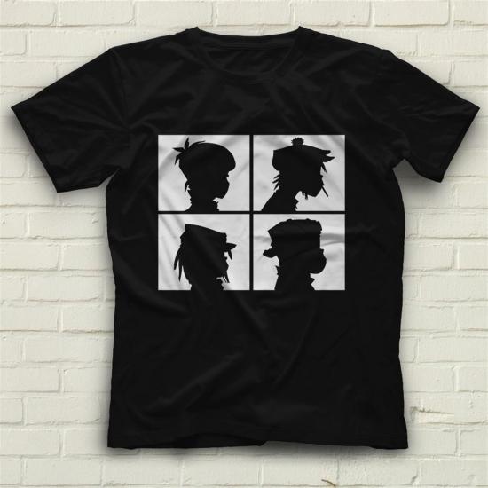 Gorillaz T shirt, Music Band ,Unisex Tshirt 01/