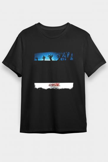 Gorillaz T shirt, Music Band ,Unisex Tshirt 10