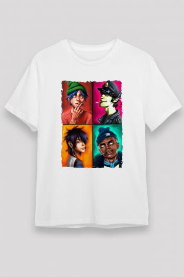 Gorillaz T shirt, Music Band ,Unisex Tshirt 13