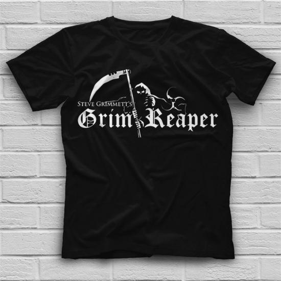 Grim Reaper T shirt, Music Band ,Unisex Tshirt 01