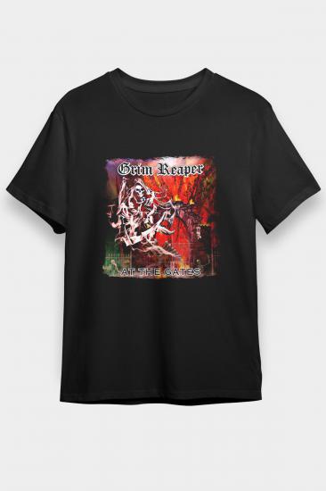 Grim Reaper T shirt, Music Band ,Unisex Tshirt 03