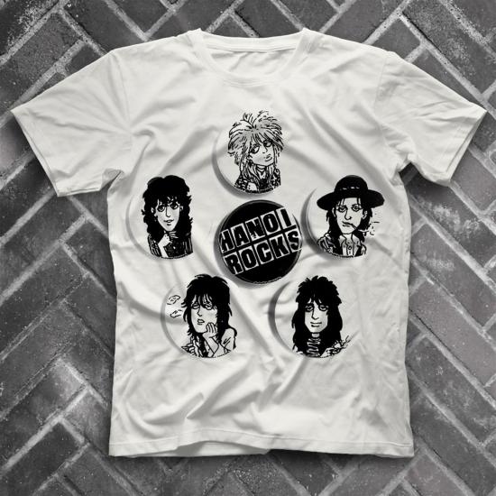 Hanoi Rocks T shirt, Music Band ,Unisex Tshirt 06