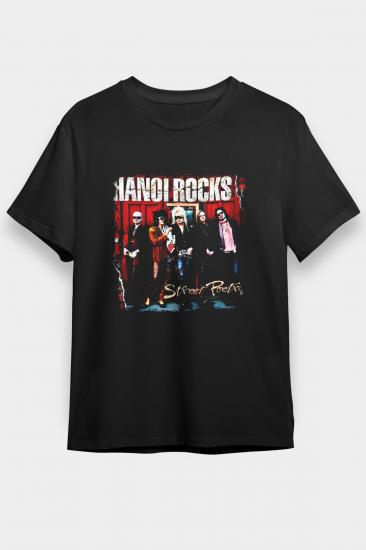 Hanoi Rocks T shirt, Music Band ,Unisex Tshirt 07