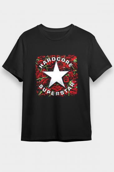 Hardcore Superstar T shirt, Music Band ,Unisex Tshirt 03