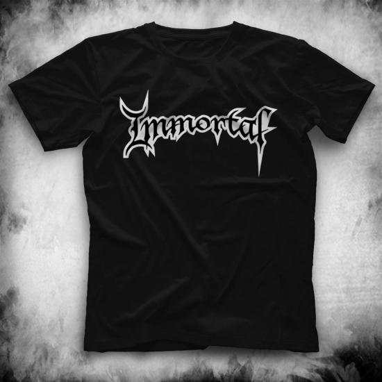 Immortal T shirt,Music Band,Unisex Tshirt 02