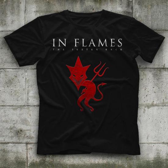 In Flames T shirt,Music Band,Unisex Tshirt 03/