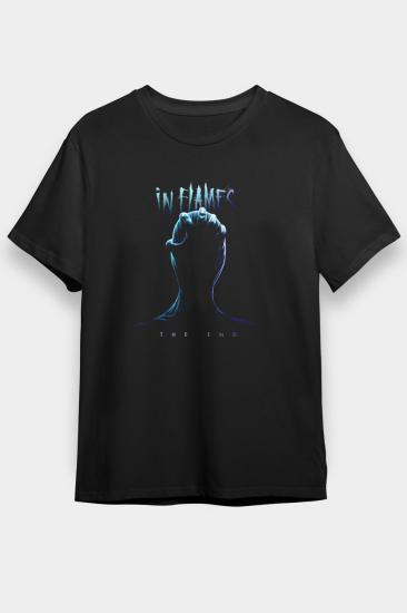 In Flames T shirt,Music Band,Unisex Tshirt 05/