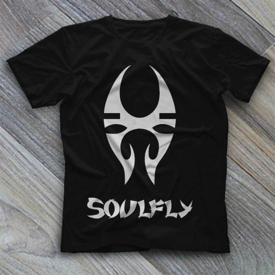 Soulfly T shirt,Music Band,Unisex Tshirt 03/