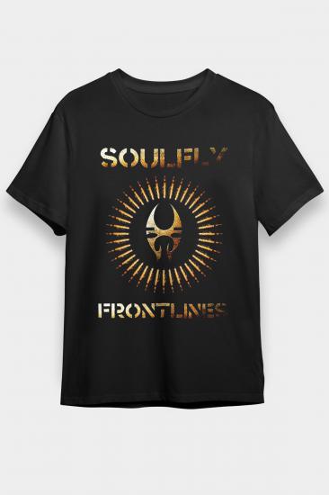 Soulfly T shirt,Music Band,Unisex Tshirt 04/