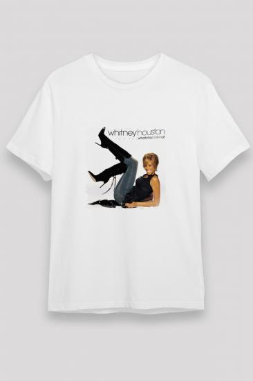 Whitney Houston T shirt,Music Tshirt 01/