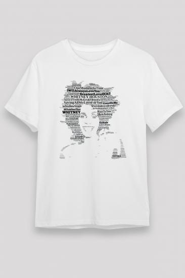 Whitney Houston T shirt,Music Tshirt 07