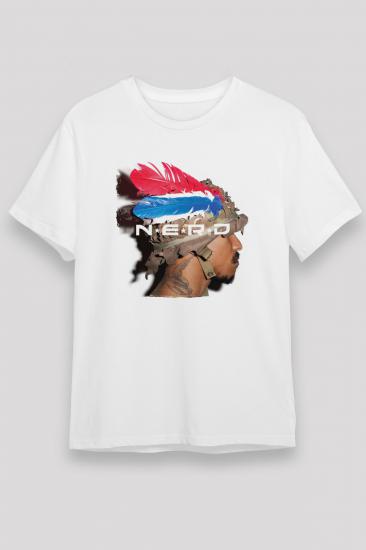 N.E.R.D T shirt,Hip Hop,Rap Tshirt 02/