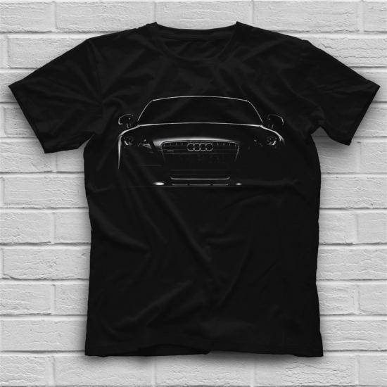 Audi,Cars,Racing,Black,Unisex,Tshirt 07