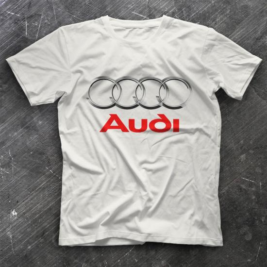 Audi,Cars,Racing,White,Unisex,Tshirt08