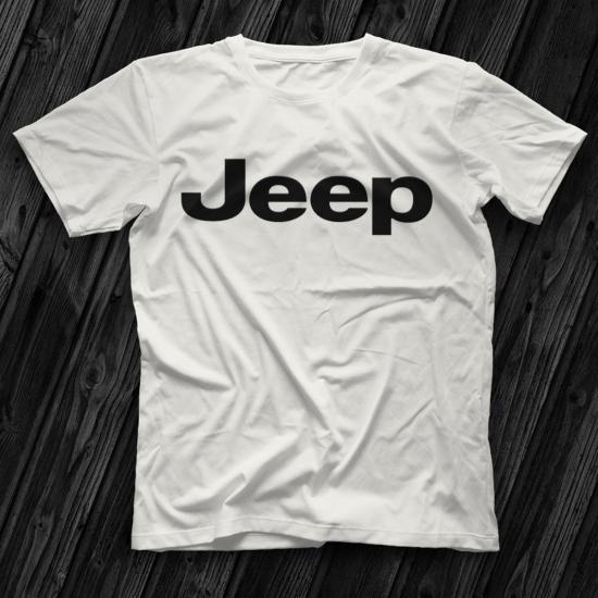 Jeep,Cars,Racing,White,Unisex,Tshirt 03