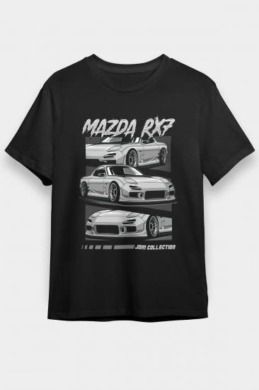 Mazda-rx7-jdm Cars,Racing,Unisex,Tshirt 04