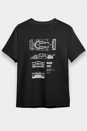 Mazda,Cars,Racing,Black,Unisex,Tshirt 08