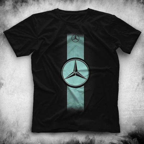 Mercedes-Benz,Cars,Racing,Black,Unisex,Tshirt 02