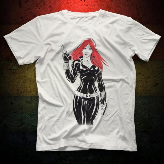 Black Widow T shirt,Cartoon,Comics,Anime Tshirt 17