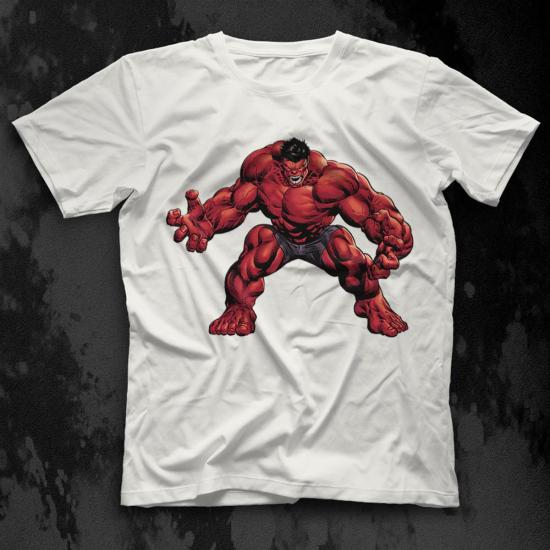 Red Hulk T shirt,Cartoon,Comics,Anime Tshirt 04