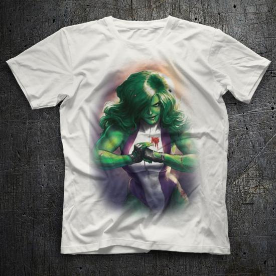 She-Hulk T shirt,Cartoon,Comics,Anime Tshirt 05/