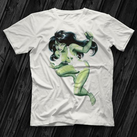 She-Hulk T shirt,Cartoon,Comics,Anime Tshirt 06/